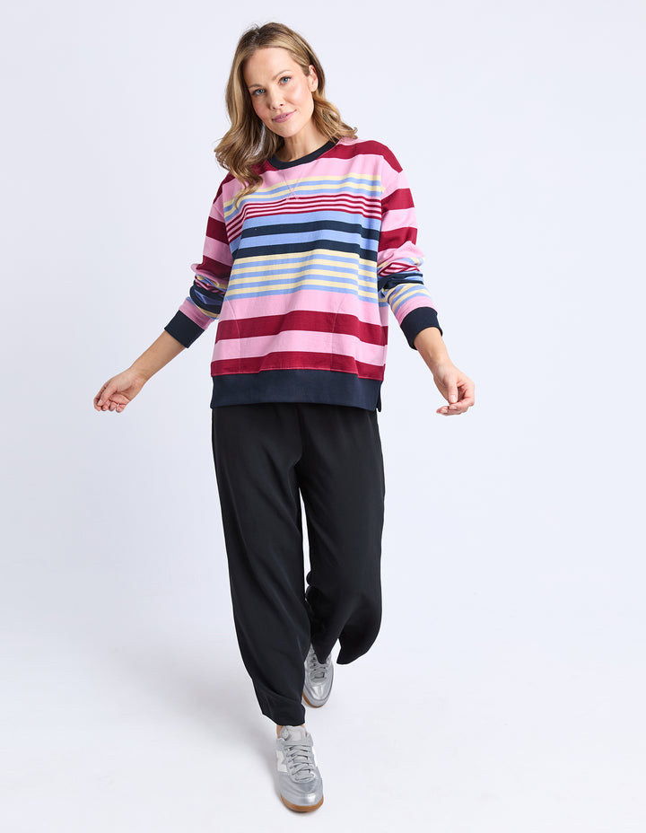 Elm Alva Stripe Crew