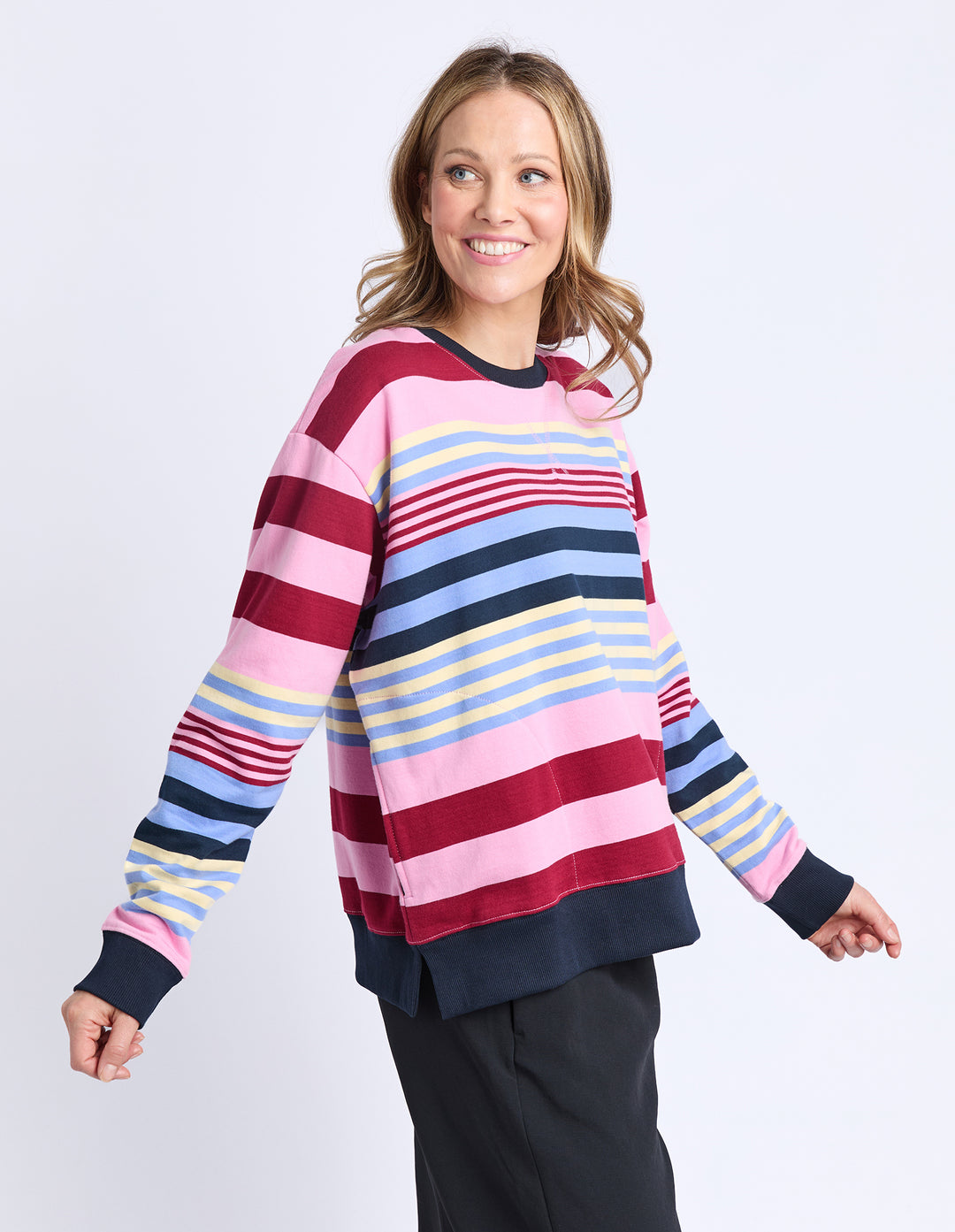 Elm Alva Stripe Crew