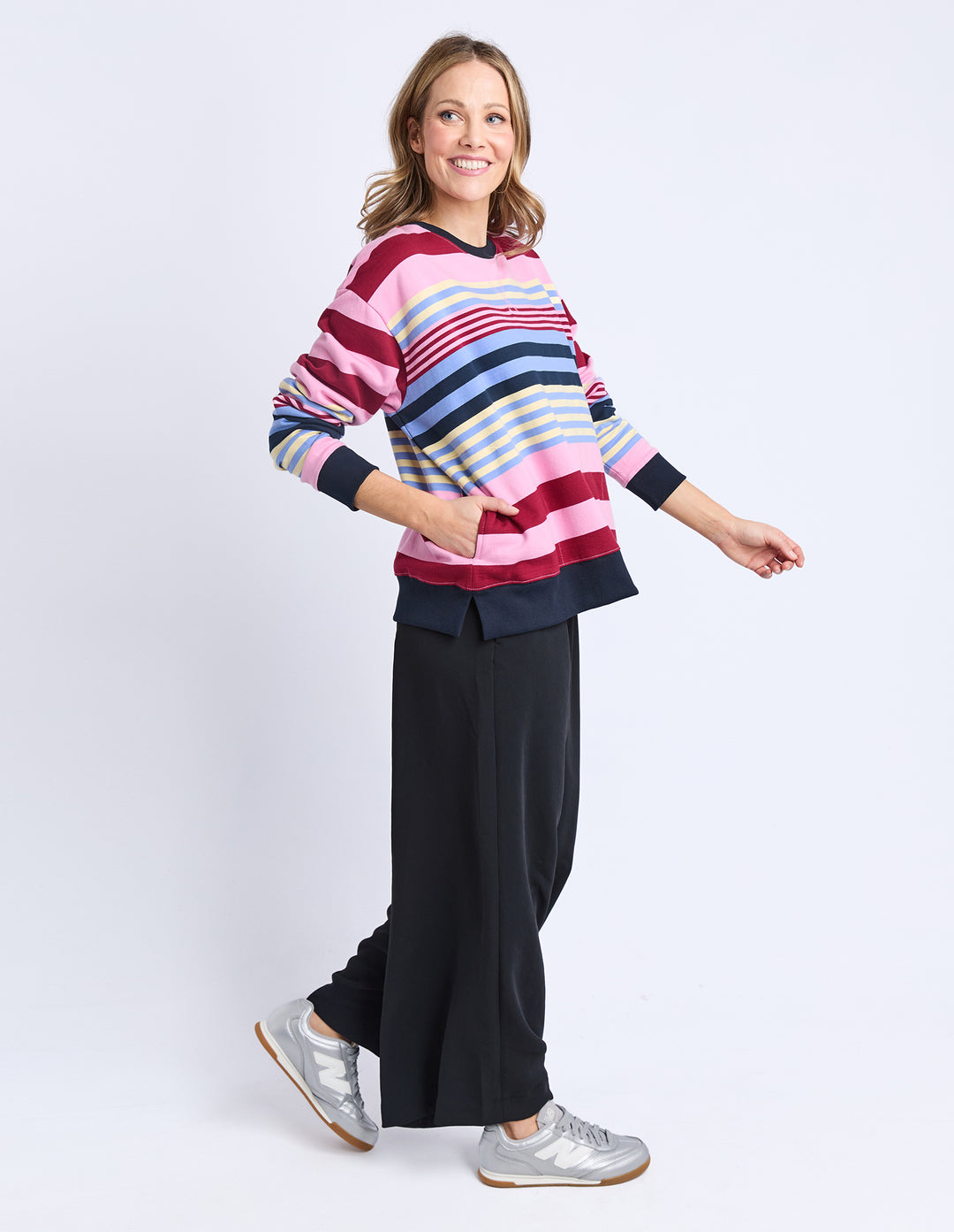 Elm Alva Stripe Crew