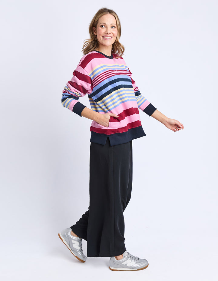 Elm Alva Stripe Crew