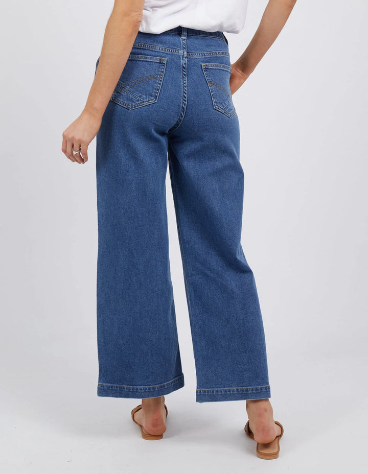 Izzy Wide Leg Jean -Dark Blue