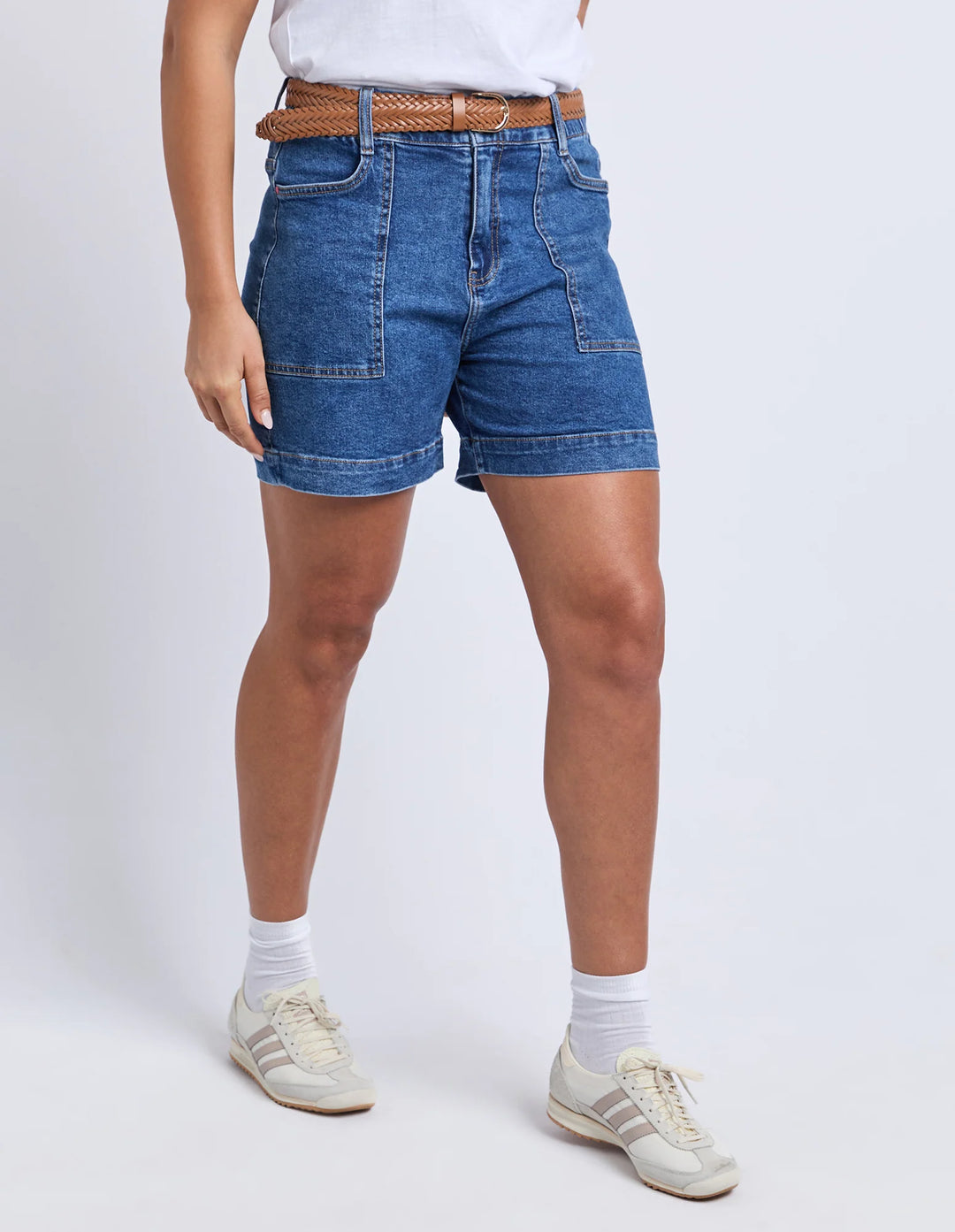 Elm Atlas Denim Short - Dark Blue Wash