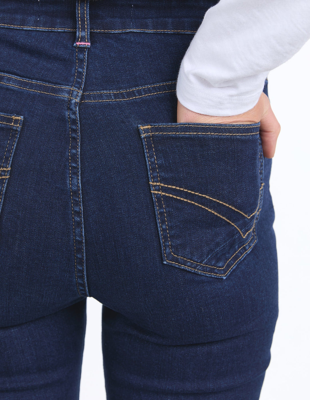 Elm Ada Straight Leg Jean - Dark Blue Wash