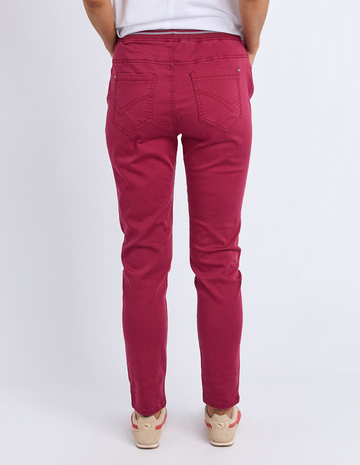 Elm Margo Jogger - Maroon