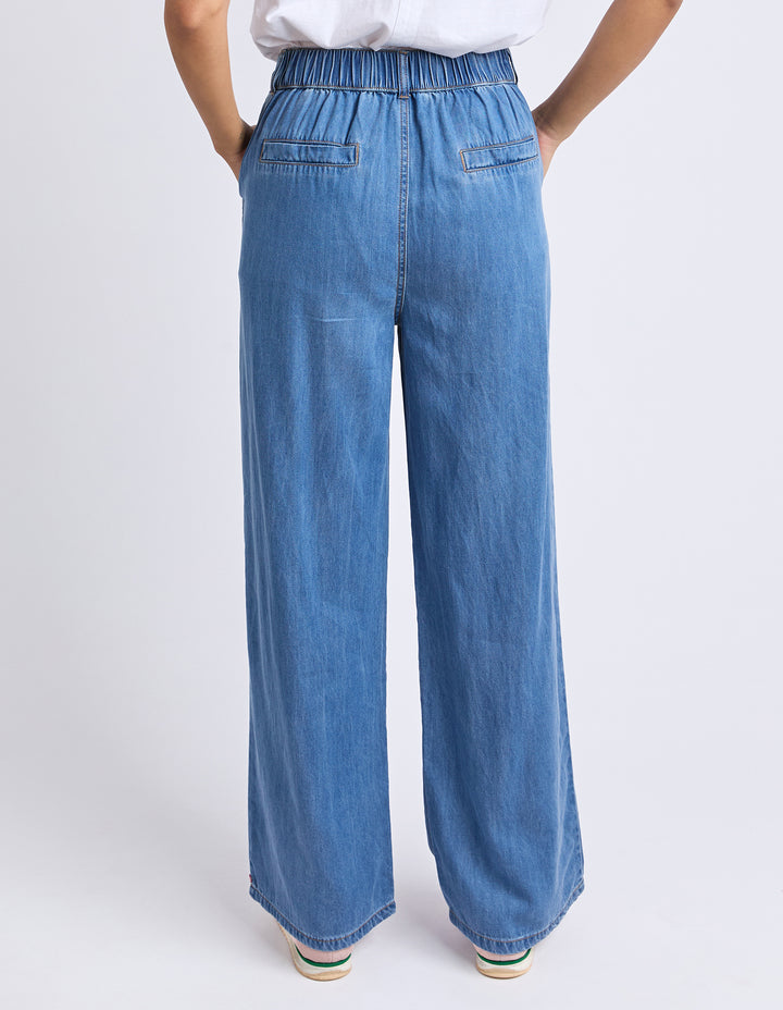 Blaire Denim Pant - Mid Blule Wash