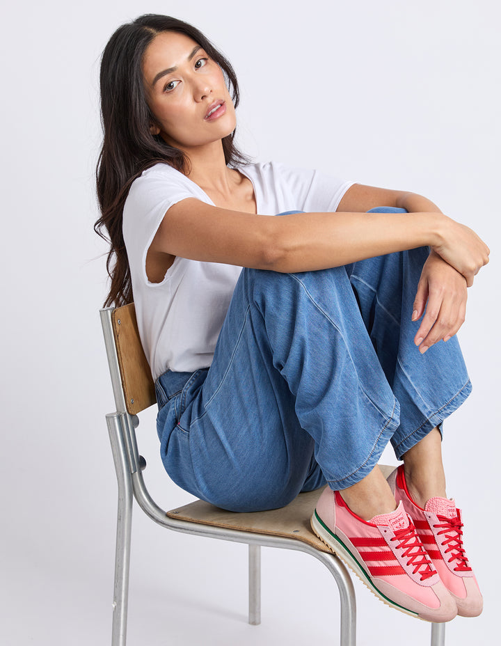 Blaire Denim Pant - Mid Blule Wash