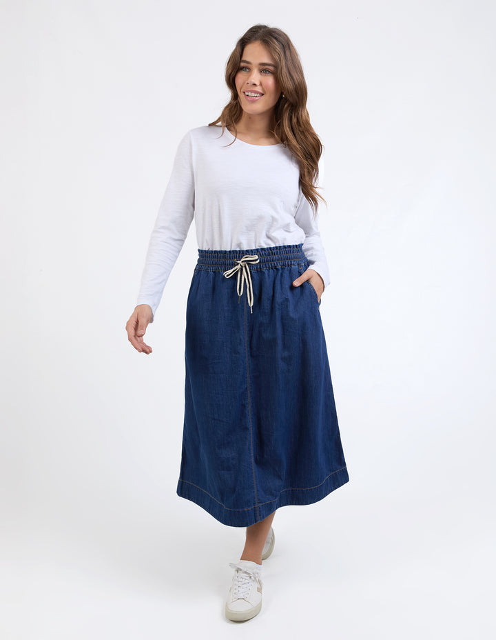 Elm Greta Skirt - Dark Blue