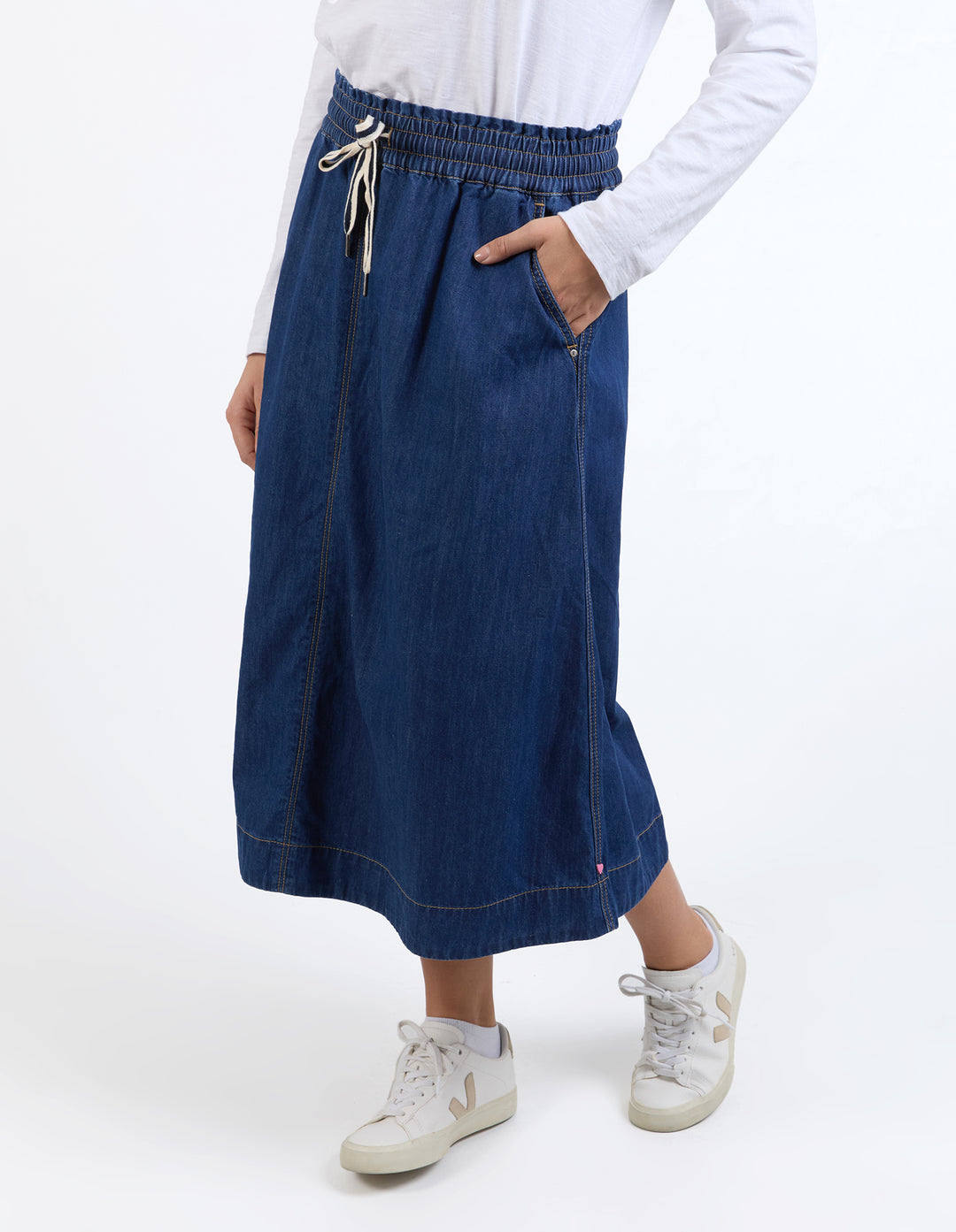Elm Greta Skirt - Dark Blue