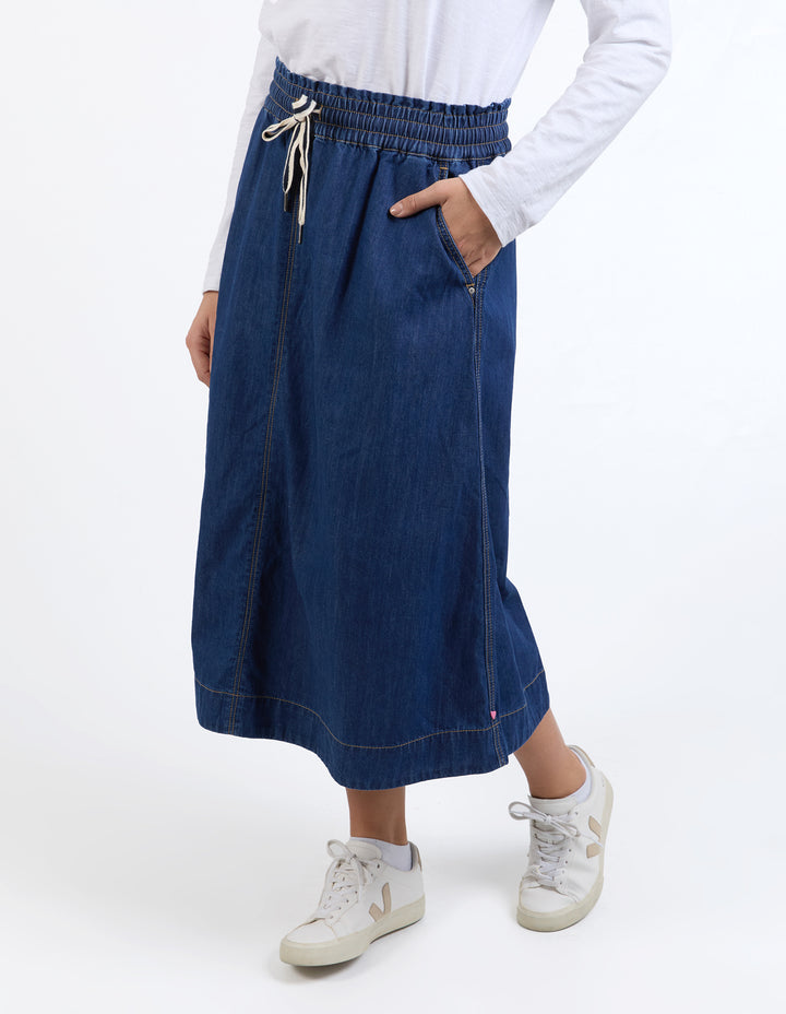 Elm Greta Skirt - Dark Blue
