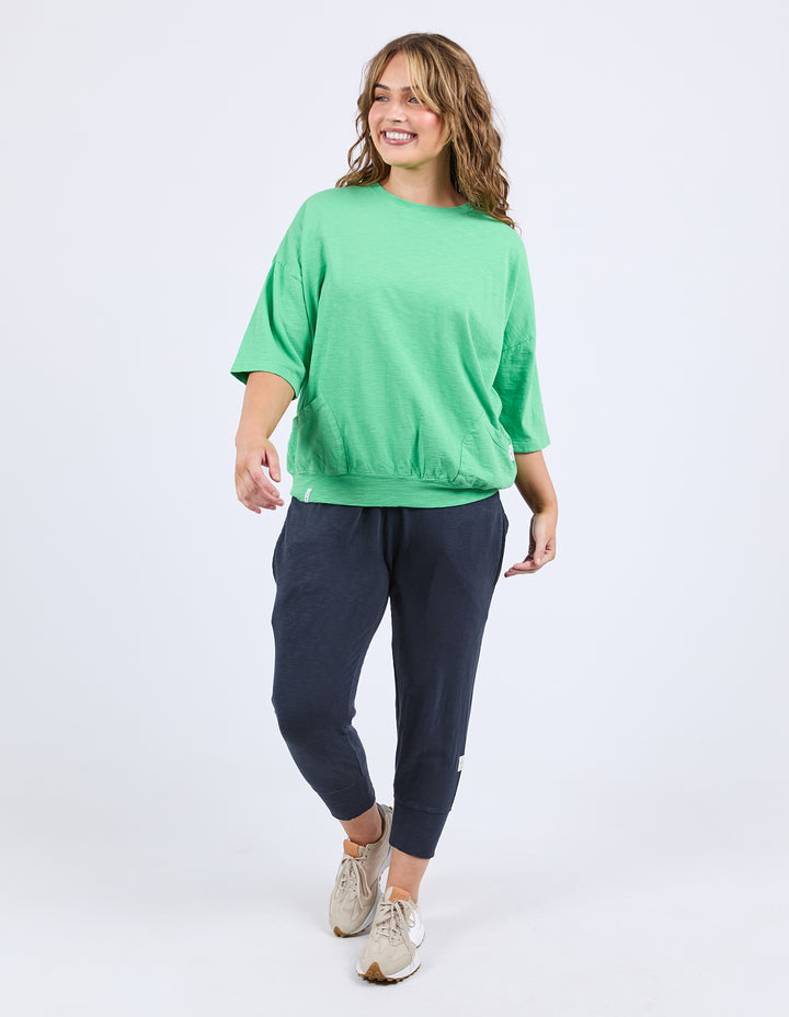 Elm Mazie Sweat - Spring Green