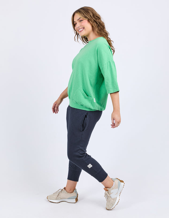 Elm Mazie Sweat - Spring Green