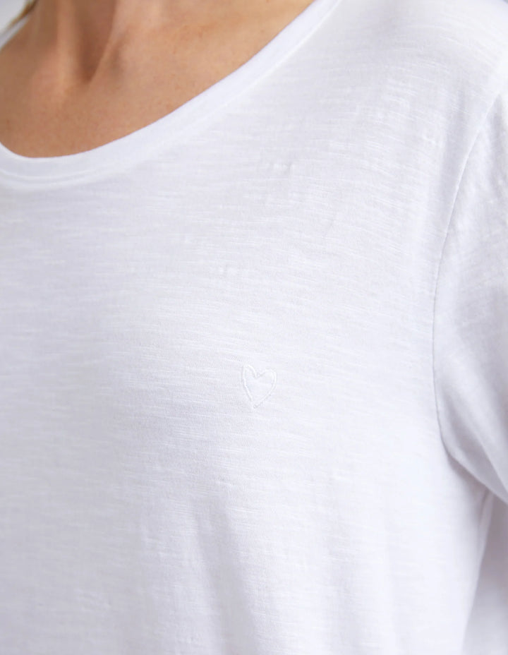Elm Everyday Long Sleeve Tee - White