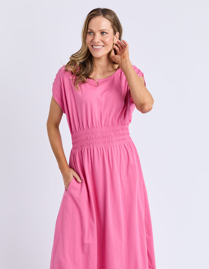 Elm Nelle Midi Dress - Chateau Rose