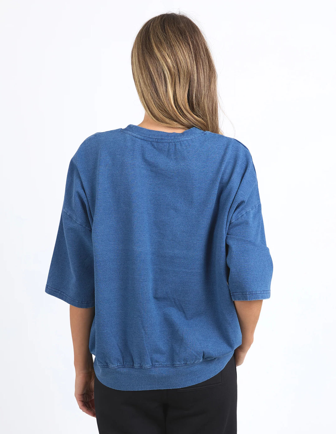 Elm  Mazie Sweat -  Denim Look