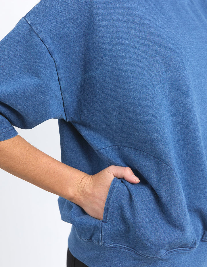 Elm  Mazie Sweat -  Denim Look