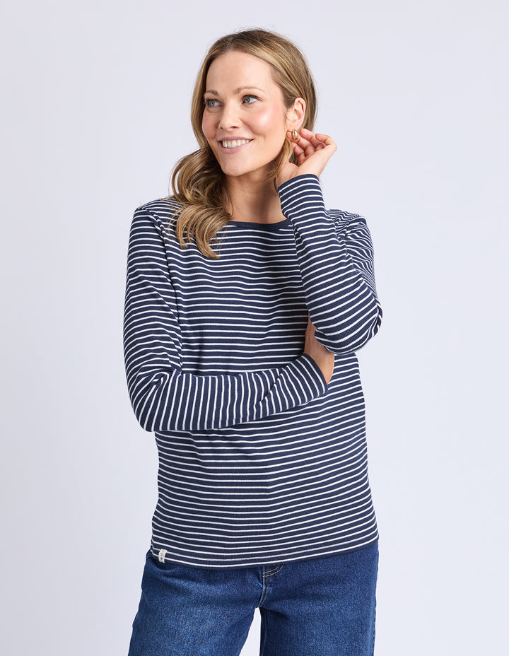 Elm Hayley Rib Long Sleeve Tee
