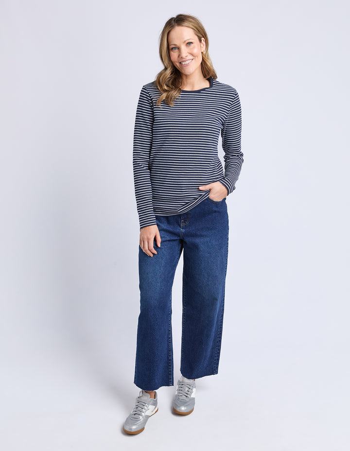 Elm Hayley Rib Long Sleeve Tee