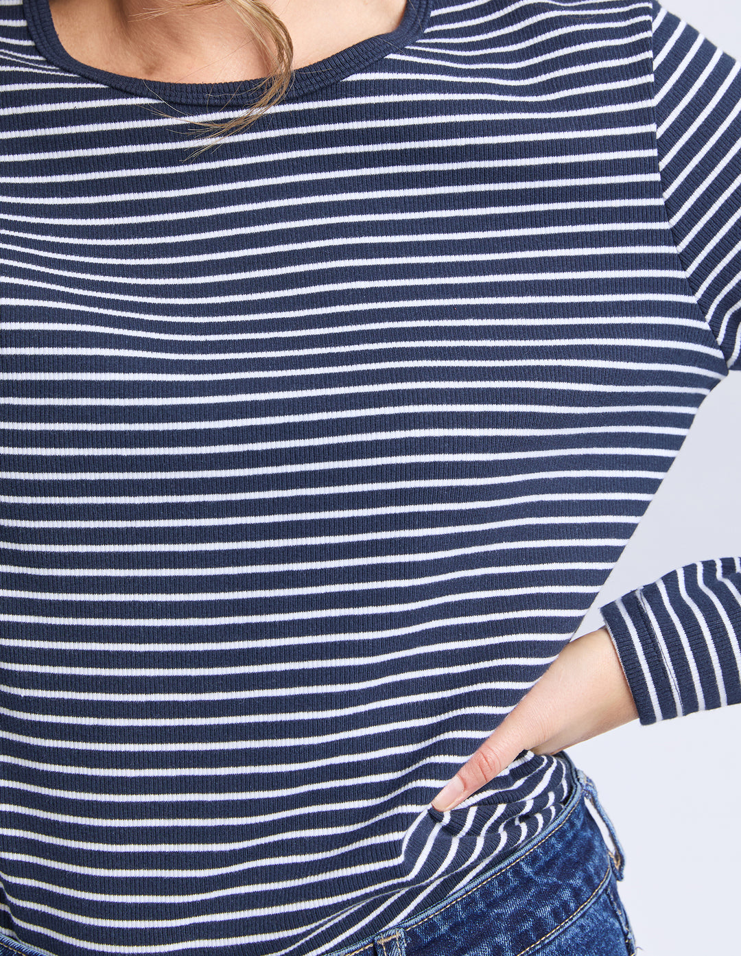 Elm Hayley Rib Long Sleeve Tee