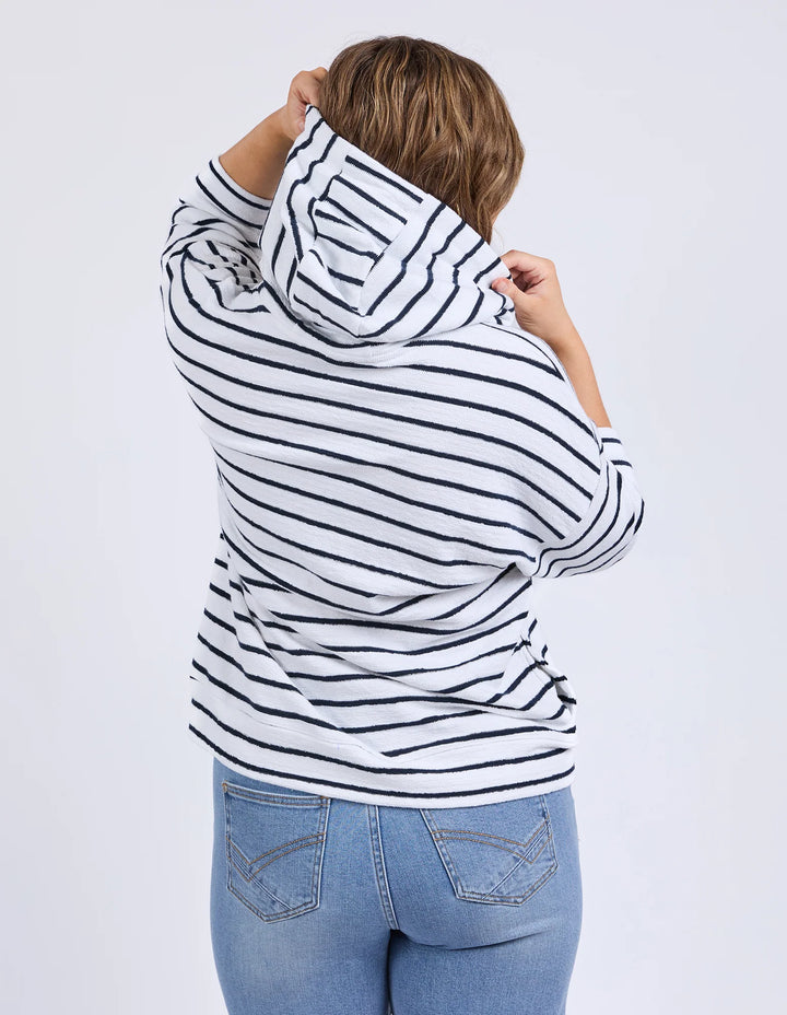 Elm Beachy Zip Hoodie - Stripe