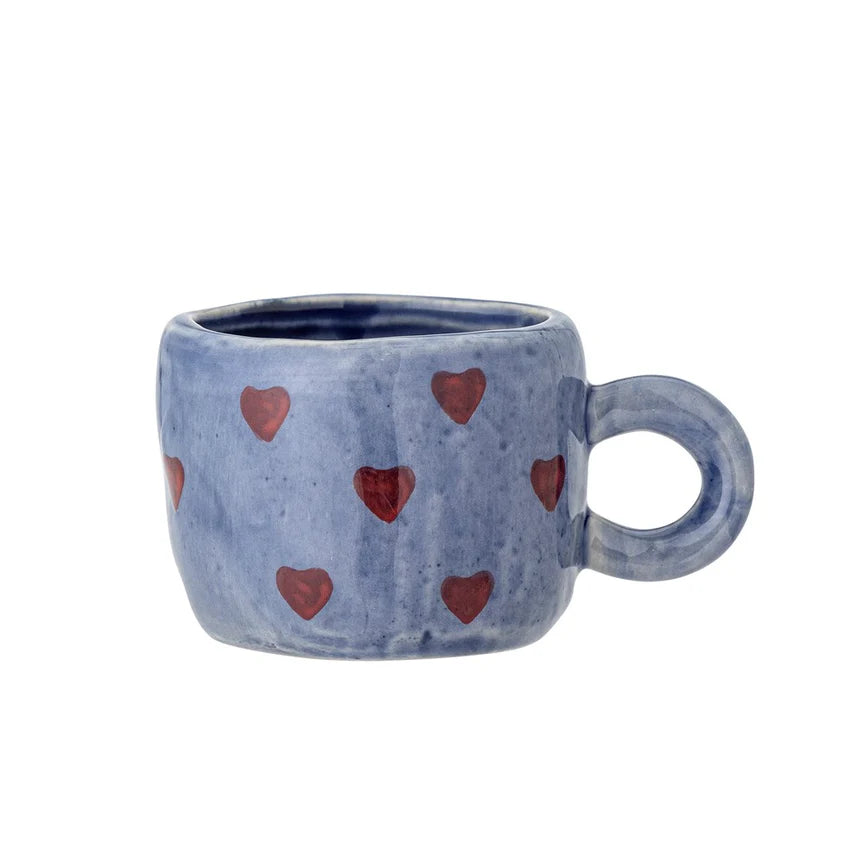 Nini Cup - Blue with Red Hearts