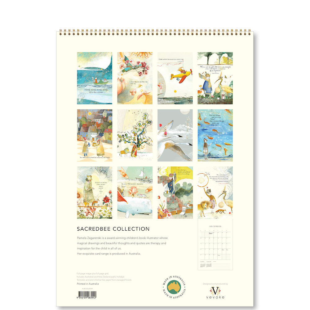 2026  Medium Calendar-Sacredbee
