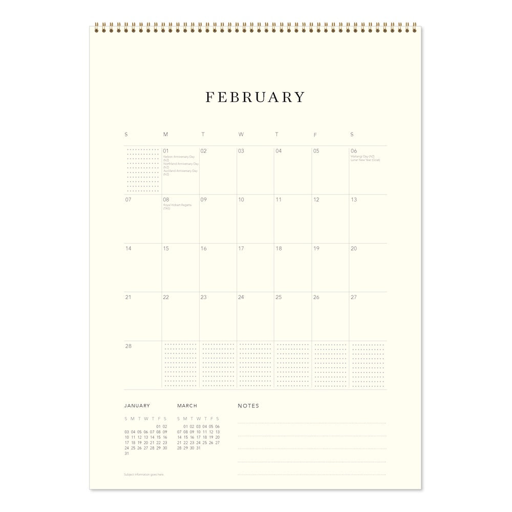 2027 Medium Calendar-Curly Girl