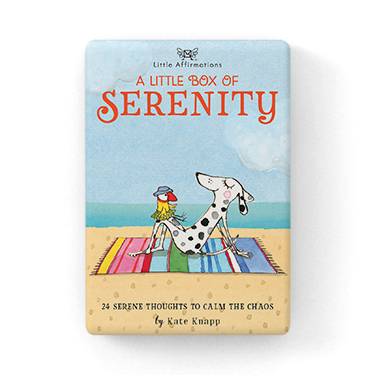 Twigseeds A Little Box of Serenity | 24 affirmations cards + stand
