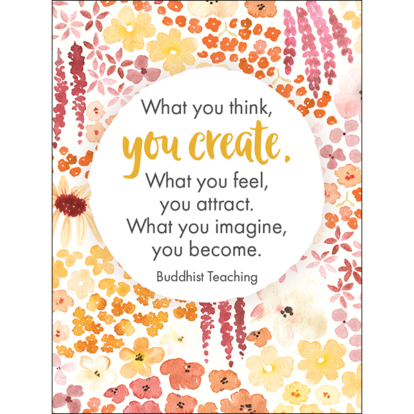 Positive and Powerful | 24 affirmations cards + stand