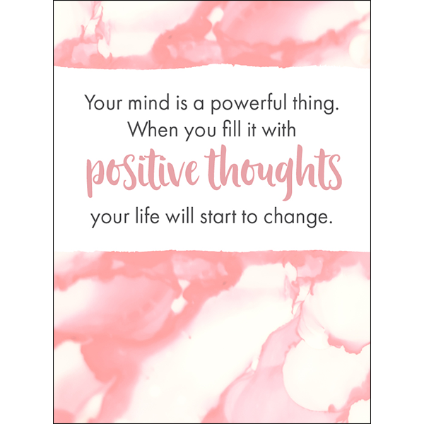 Positive and Powerful | 24 affirmations cards + stand