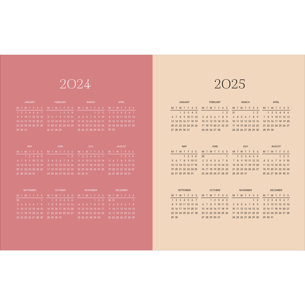 Affirmations 2024 Diary - Blue