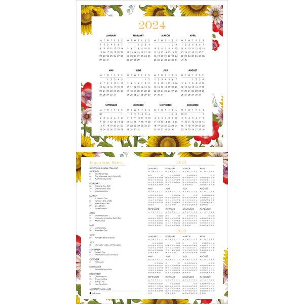 Affirmations 2024 Bee Wall Calendar