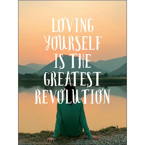 Self Love - 24 affirmations cards + stand