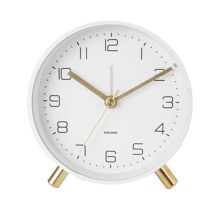 Karlsson Lofty Alarm Clock - White