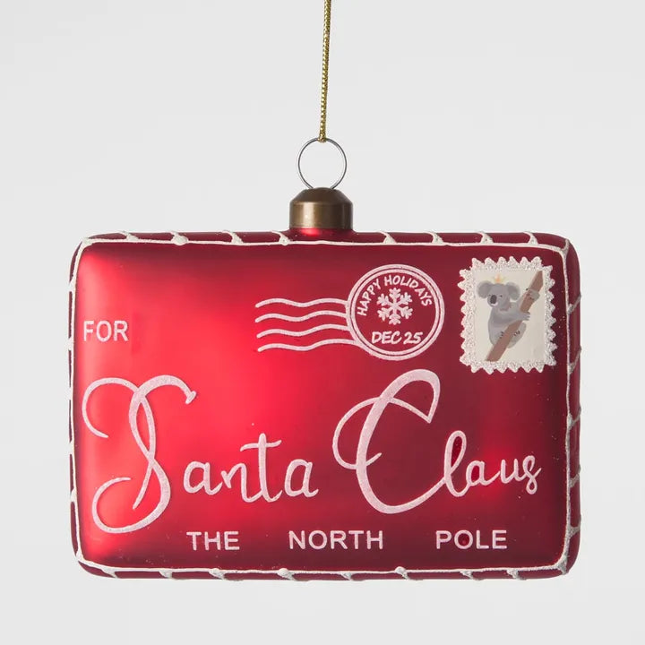 Aussie Letter to Santa Hanging Decoration