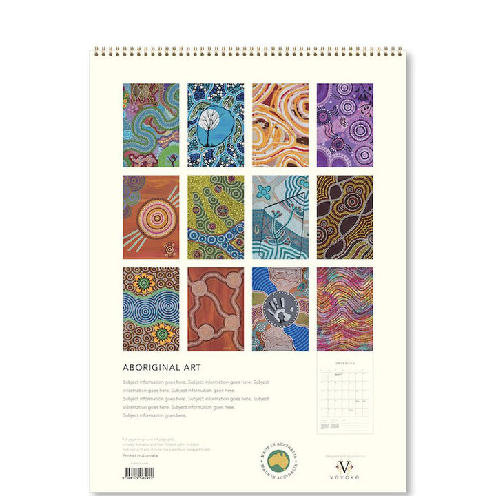 2026  Medium Calendar-Aboriginal Art