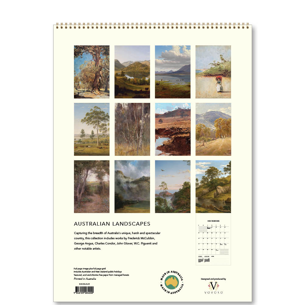 2026  Medium Calendar-Australian Landscapes