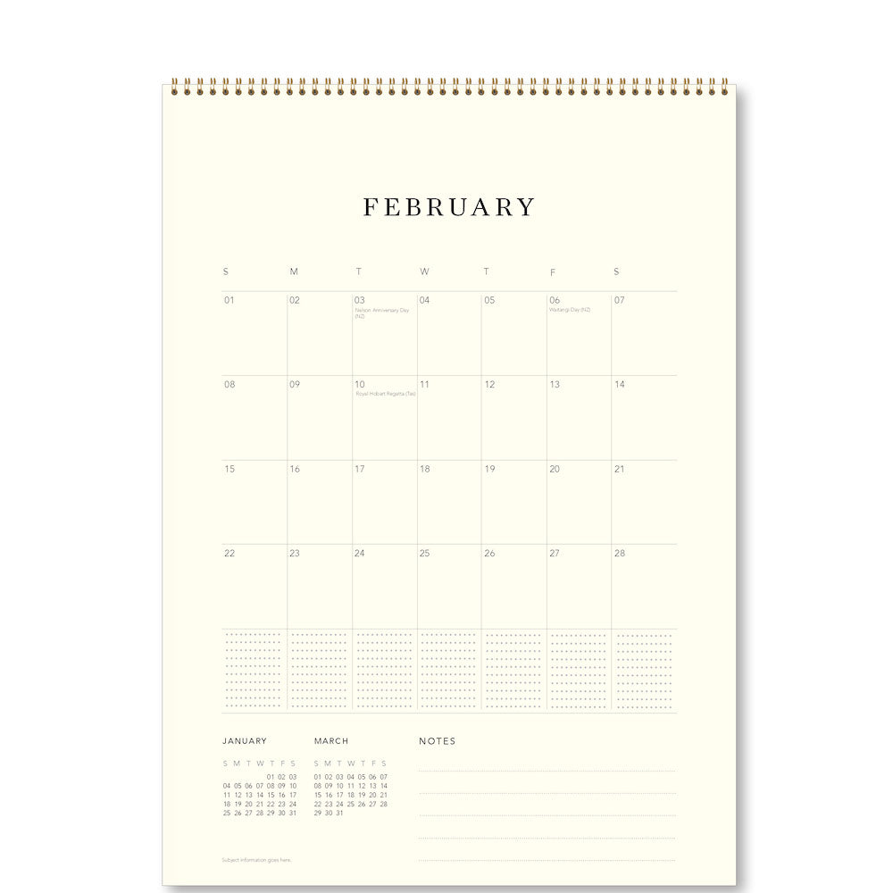 2026  Medium Calendar-William Morris
