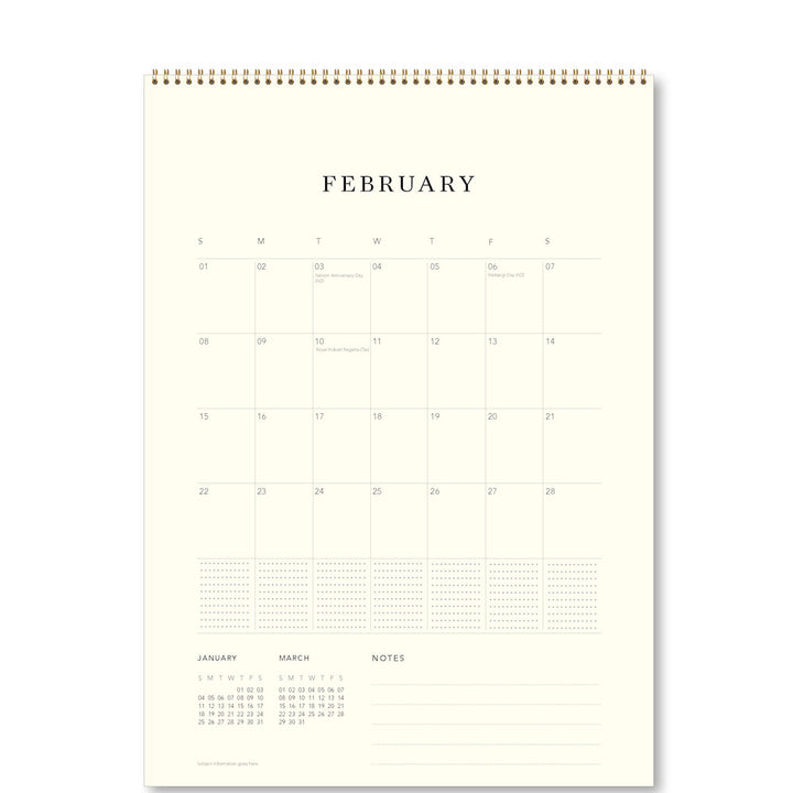 2026  Medium Calendar-William Morris