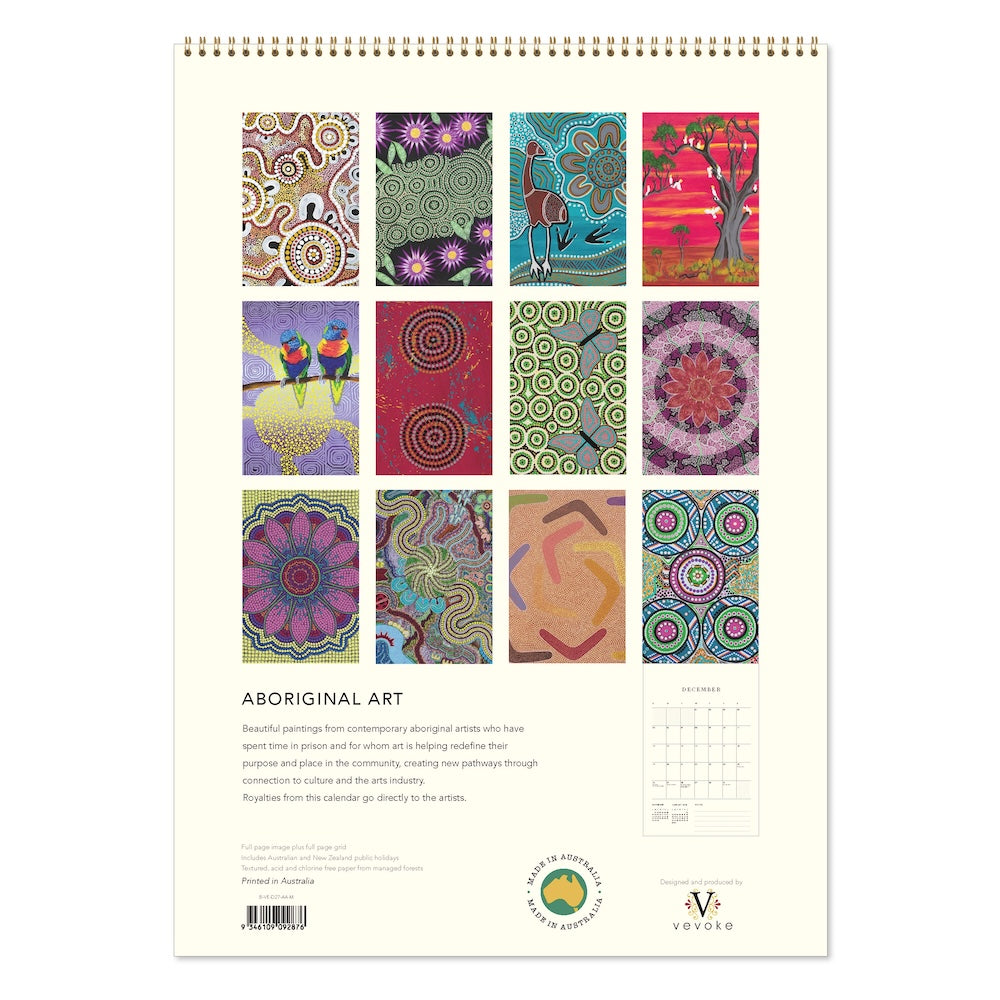 2027 Medium Calendar-Aboriginal Art