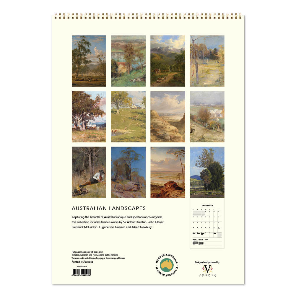 2027 Medium Calendar-Australian Landscapes