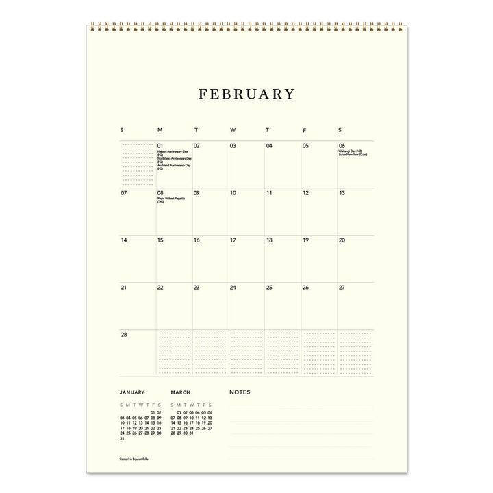 2027 Medium Calendar-Joseph Banks Botanicals-HMS Endeavour