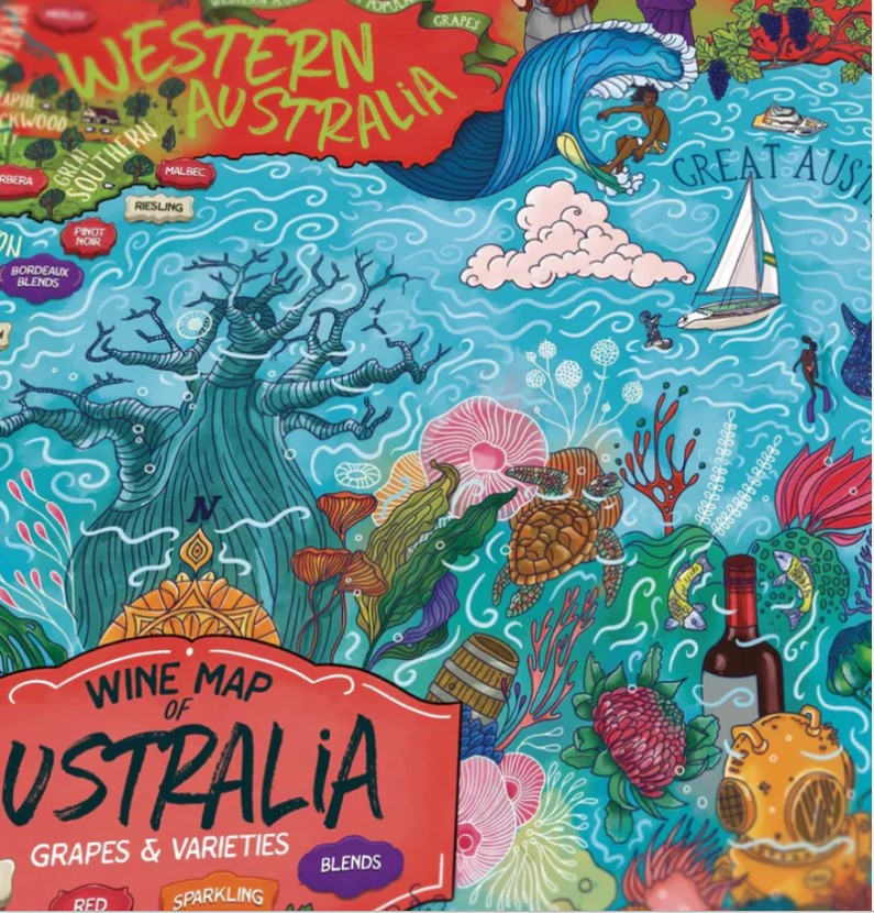 Water & Wines Australia - 1000 piece