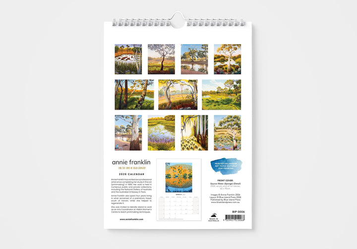 2026 Annie Franklin Wall Calendar