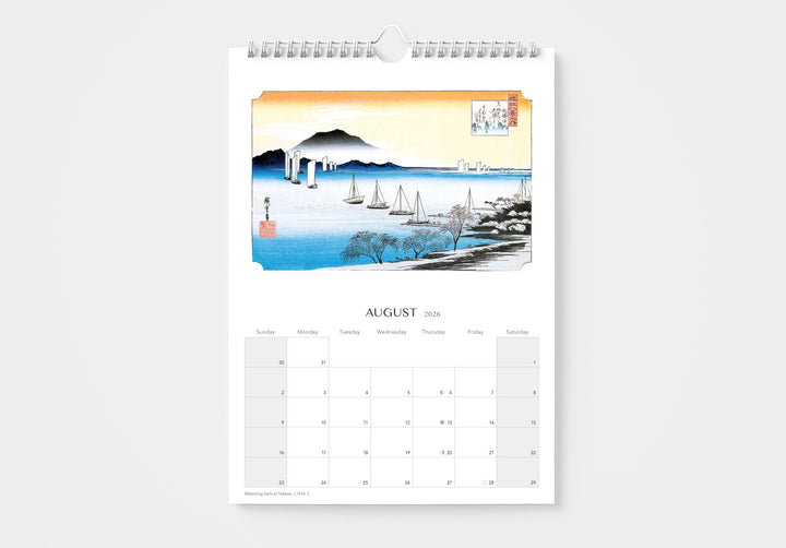 2026 Japanese Woodblock Prints Calendar