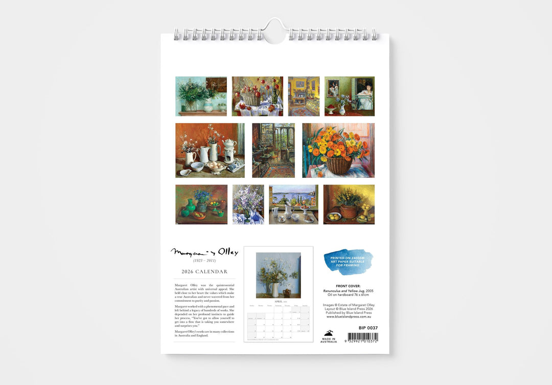 2026 Margaret Olley Wall Calendar