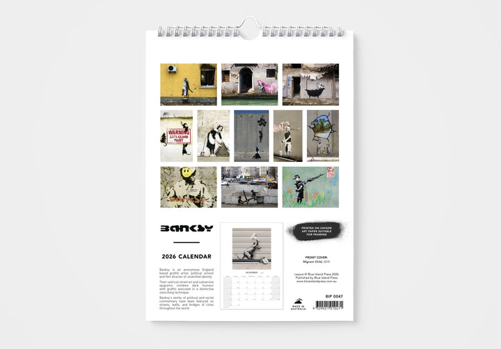 2026 Banksy Wall Calendar