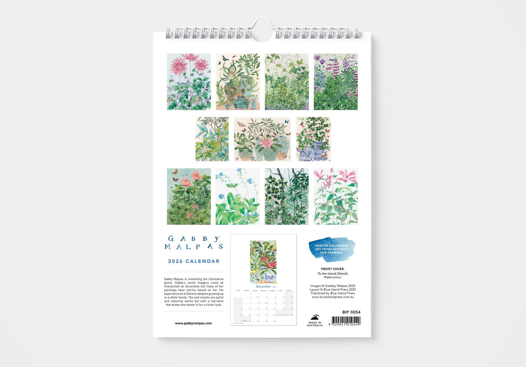 Gabbie Malpas 2026 Wall Calendar