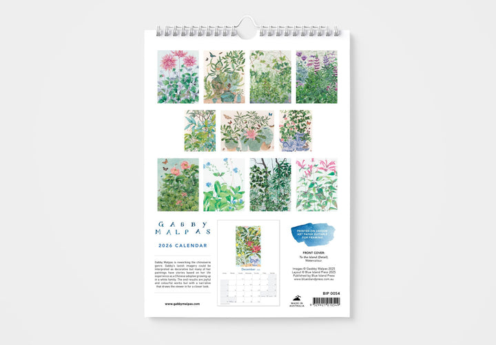 Gabbie Malpas 2026 Wall Calendar