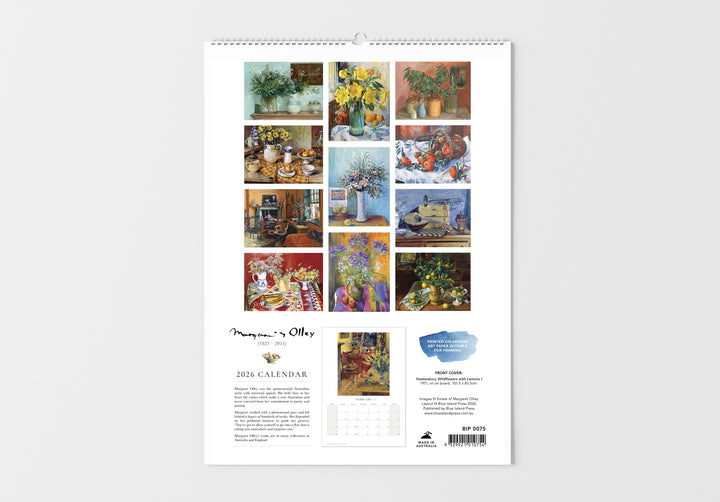 2026 Margaret Olley Large Wall Calendar