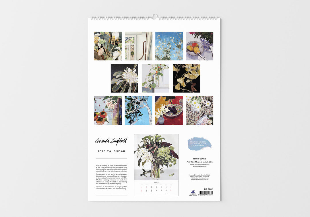 2026 Cressida Campbell Large Wall Calendar